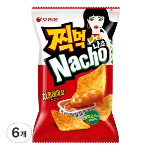 오리온 찍먹 나쵸 치폴레마요소스맛, 6개, 84g