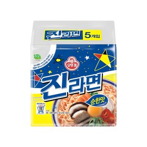 오뚜기 진라면 순한맛 120g, 5개