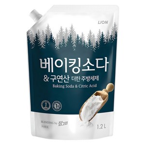 참그린 베이킹소다&구연산 더한 주방세제, 1.2L, 1개