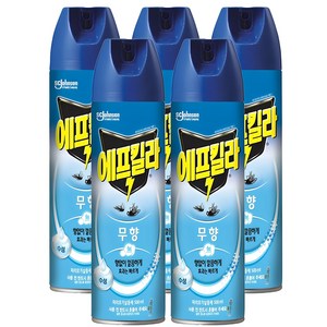 에프킬라 큐 수성 에어로졸 무향, 500ml, 5개