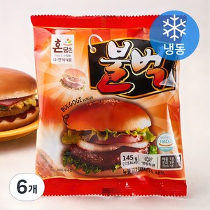 불벅 버거 (냉동), 145g, 6개