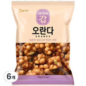 청우식품 오란다, 115g, 6개