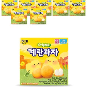 해태제과 계란과자, 45g, 8개