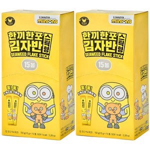 만전김 미니언즈 한끼한포 스틱 김자반, 150g, 2개