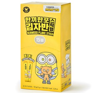 만전김 미니언즈 한끼한포 스틱 김자반, 150g, 1개