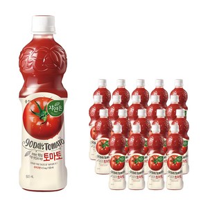 자연은 토마토, 500ml, 20개