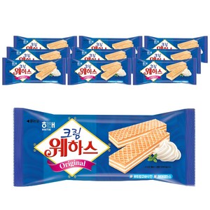 해태제과 크림 웨하스, 50g, 10개