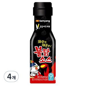 삼양 불닭소스, 200g, 4개