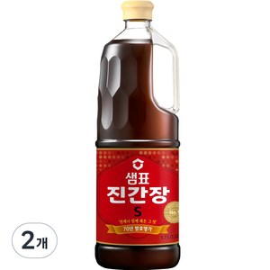 샘표 진간장 S, 1.7L, 2개