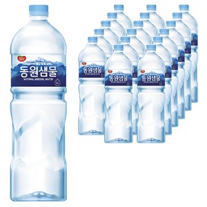 동원샘물 생수, 2L, 18개