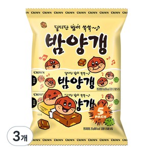 크라운 밤양갱 5p, 250g, 3개