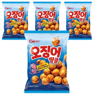 청우식품 오징어땅콩, 90g, 4개