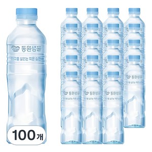 동원샘물 무라벨, 500ml, 100개