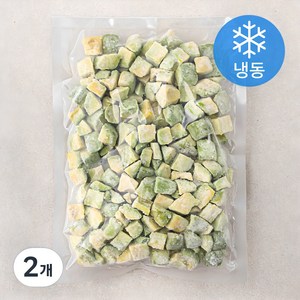 아보카도 (냉동), 500g, 2개