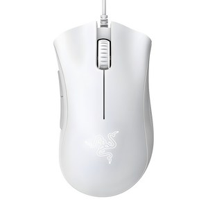 레이저 DeathAdder Essential 유선마우스 RZ01-0385, 화이트