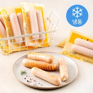 아임닭 맛있는 닭가슴살 소시지 체다치즈 2개입 (냉동), 5개, 100g