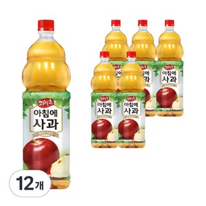 해태htb 과일촌 아침에 사과 주스, 1.5L, 12개