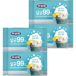 무궁화 살균 세탁비누, 230g, 4개