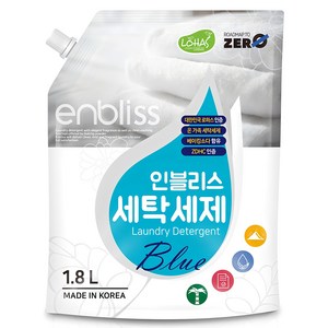 인블리스 블루 액상세제 리필, 1.8L, 1개