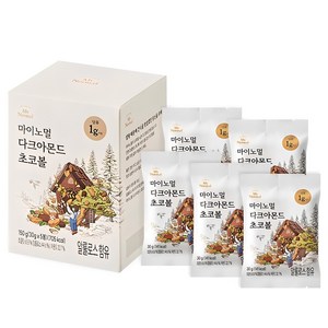 마이노멀 알룰로스 다크 아몬드 초코볼 5p, 150g, 1개