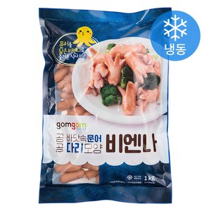 곰곰 바닷속 문어다리모양 비엔나, 1kg, 1개