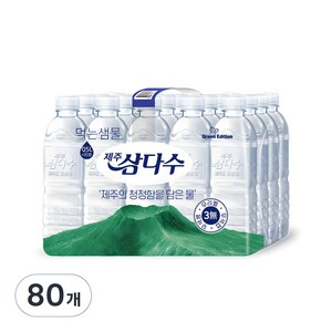 제주삼다수 그린, 500ml, 80개