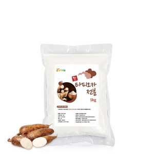 밀가루 대신 동아 타피오카 전분 1KG_수제비 칼국수 부침에 밀가루 대신!, 1kg, 1개