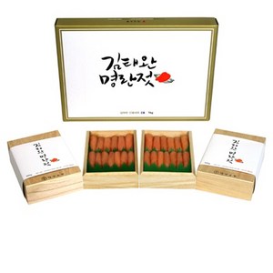 김태완명란젓 선물세트2호(정란1kg ) 30년전통 저염명품 명란, 1세트, 1kg