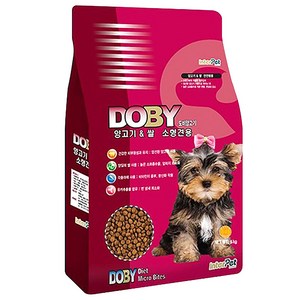 인터펫코리아 전연령 소형견용 도비 건식사료, 양+쌀, 5kg, 1개