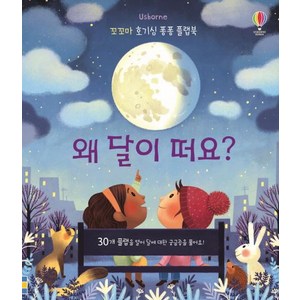 [어스본코리아]왜 달이 떠요?(꼬꼬마 호기심 퐁퐁 플랩북) (30개 플랩을 열어 달에 대한 궁금증을 풀어요!), 어스본코리아