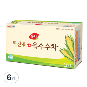 동서 한잔용 옥수수차, 1.5g, 100개입, 6개