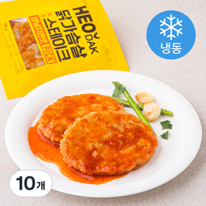 허닭 PICK 닭가슴살 소스 스테이크 양념치킨맛 (냉동), 100g, 10개