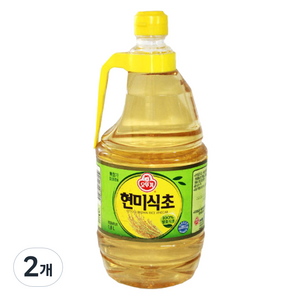 오뚜기 현미식초, 1.8L, 2개