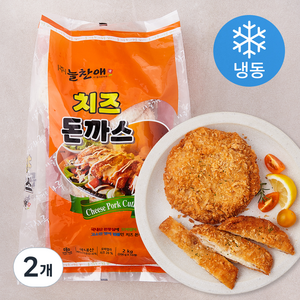 늘찬애 치즈 돈까스 10개입 (냉동), 2kg, 2개