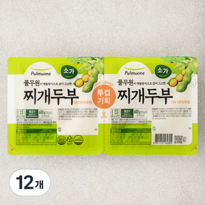 풀무원 소가 찌개두부, 300g, 12개