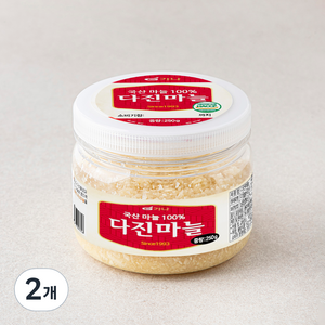 가나 다진마늘 페트병, 250g, 2개