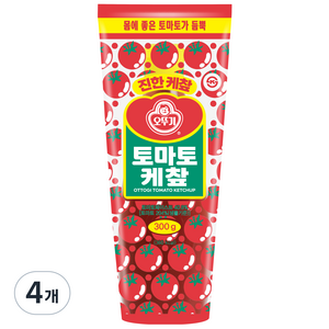 오뚜기 토마토 케챂, 300g, 4개