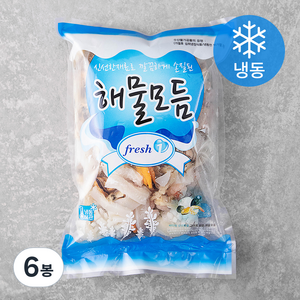 해물모듬 (냉동), 500g, 6봉