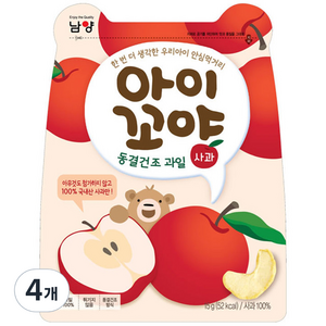 아이꼬야 남양유업 동결건조 과일칩, 15g, 4개