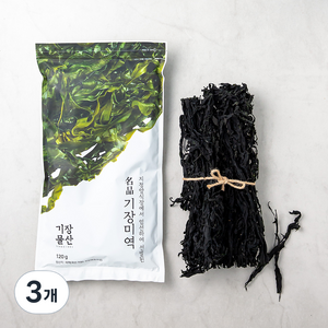 기장애 품질인증 명품 미역, 120g, 3개