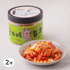 금자네 썰은 배추김치, 500g, 2개