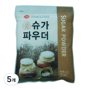 햇살나래 슈가파우더, 500g, 5개