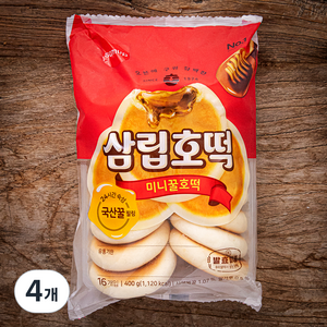 삼립 미니 꿀호떡, 400g, 4개