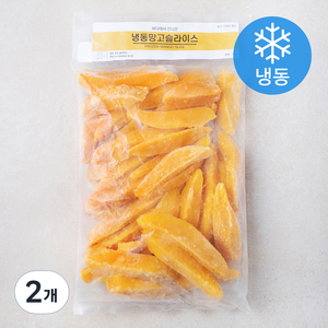 냉동 망고슬라이스 (냉동), 2개, 1kg