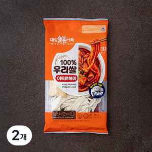 대림선 100% 우리쌀 어묵면볶이, 290g, 2개