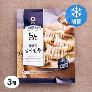 호밍스 평양식 접시만두 (냉동), 280g, 3개