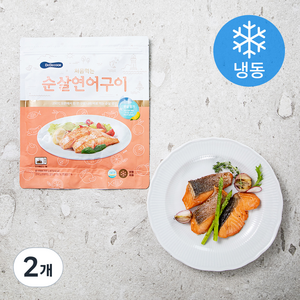 베베쿡 처음먹는 순살연어구이 (냉동), 2개, 250g