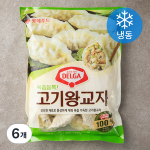 롯데푸드 DELGA 육즙듬뿍 고기왕교자 (냉동), 1.05kg, 6개