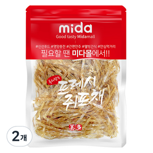 미다몰 특허받은 프레시 쥐포채, 400g, 2개