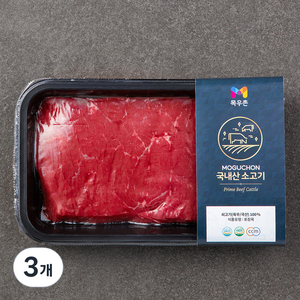 목우촌 국내산 소고기 우둔 장조림용 (냉장), 300g, 3개